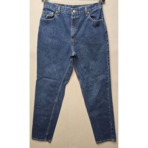 Vintage Levis 550 Jeans Womens Size 12L Tapered Leg High Waist Relaxed Fit Denim
